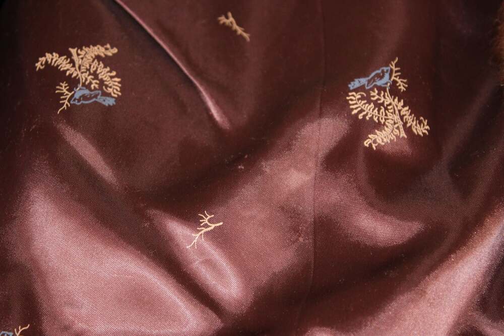 Vintage Herman Miller Northampton Mass Brown Mink Fur Stole Shawl - Picture 5 of 9